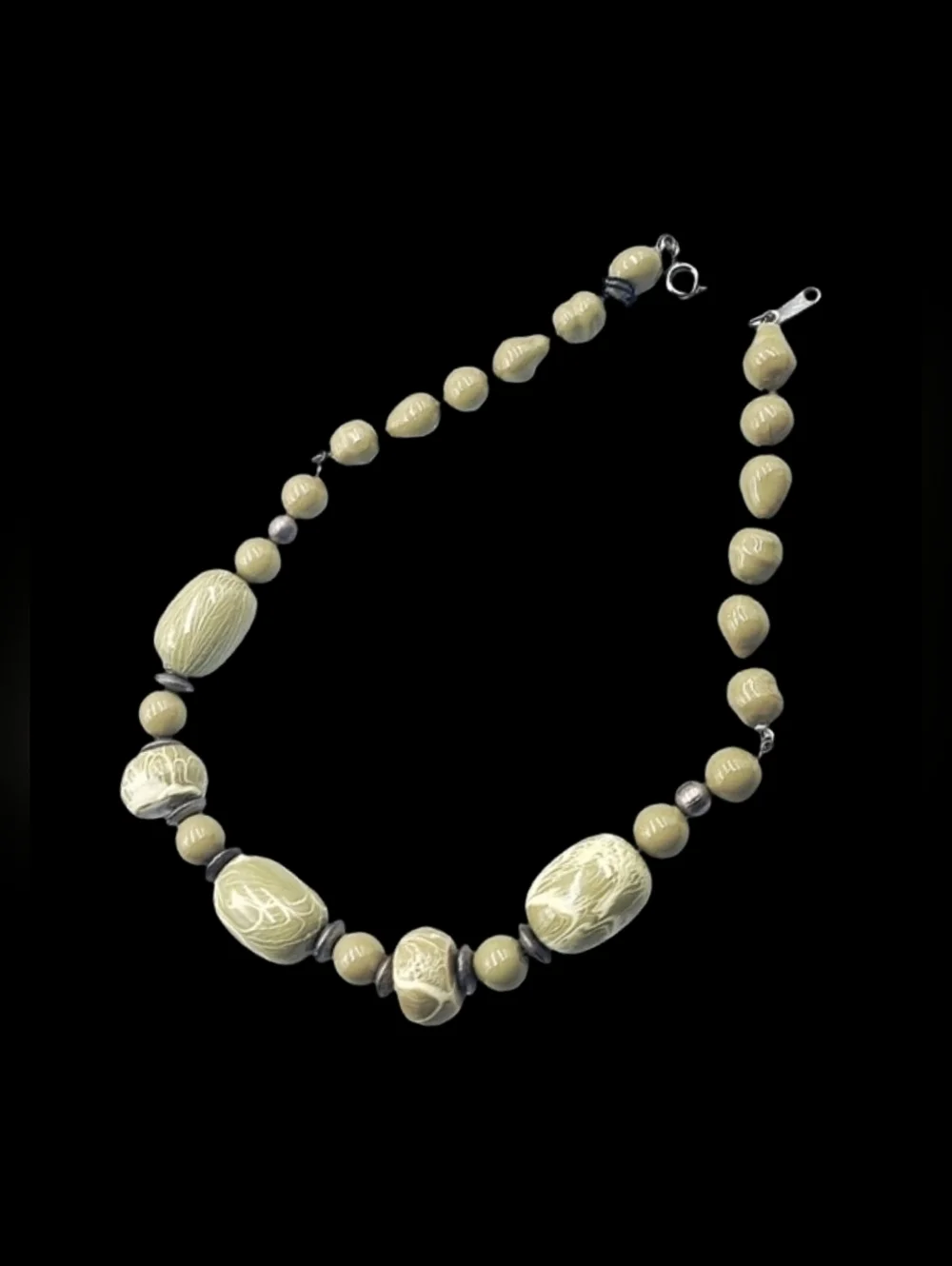Elegant Green Beaded Necklace